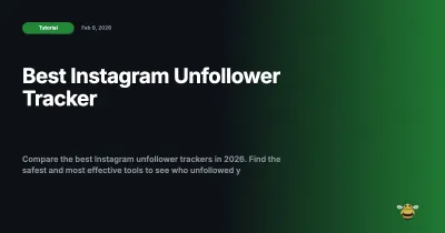 Best Instagram Unfollower Tracker 2026 - Complete Guide