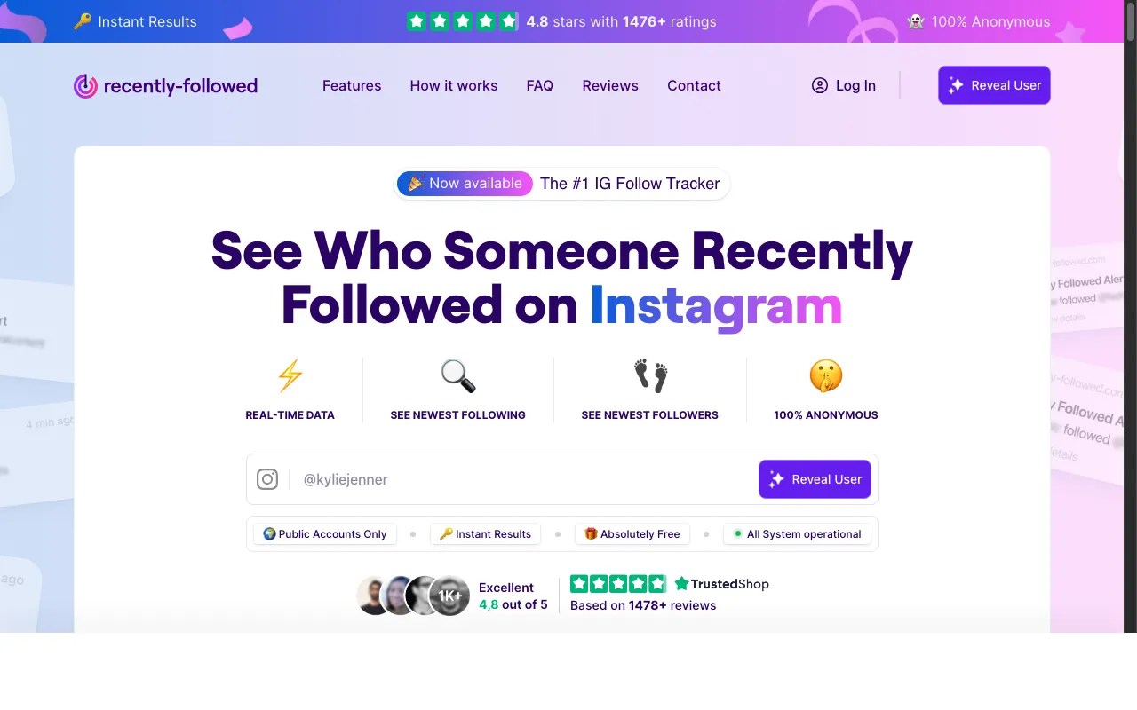 Recently-Followed.com